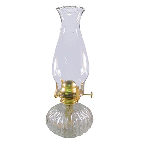 Whole-In-One Ellipse Glass Oil Lamp WH149808